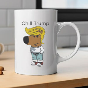 Donald Trump Chill Guy Meme Mug 2024