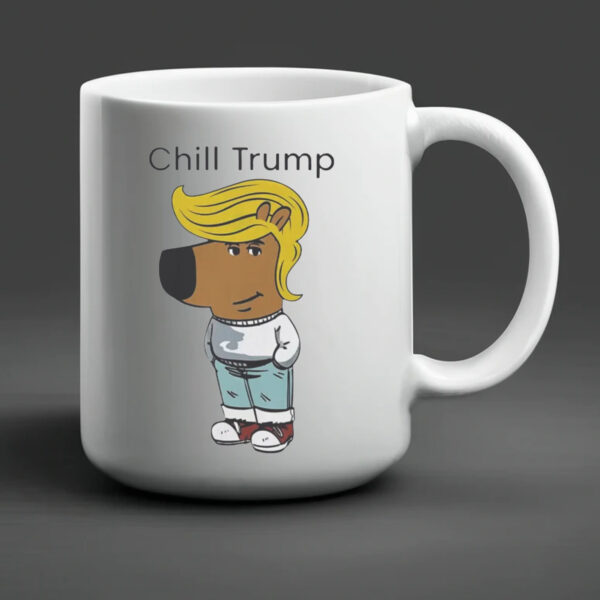 Donald Trump Chill Guy Meme Mug 20242