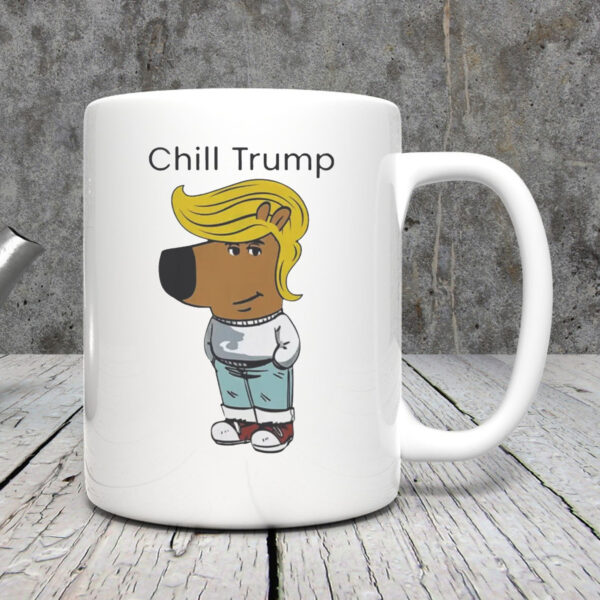 Donald Trump Chill Guy Meme Mug 20243