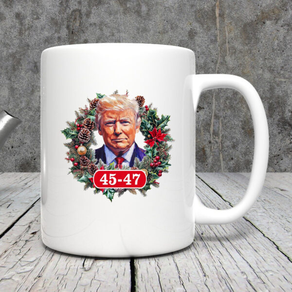 Donald Trump Christmas American Pride Mug 20243