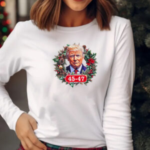 Donald Trump Christmas American Pride T-Shirt 20242