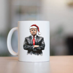 Donald Trump Christmas Mug , MAGA Holidays1