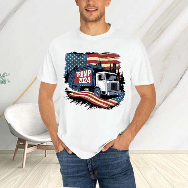 Donald Trump Garbage Truck ,Election 2024 T-Shirt2