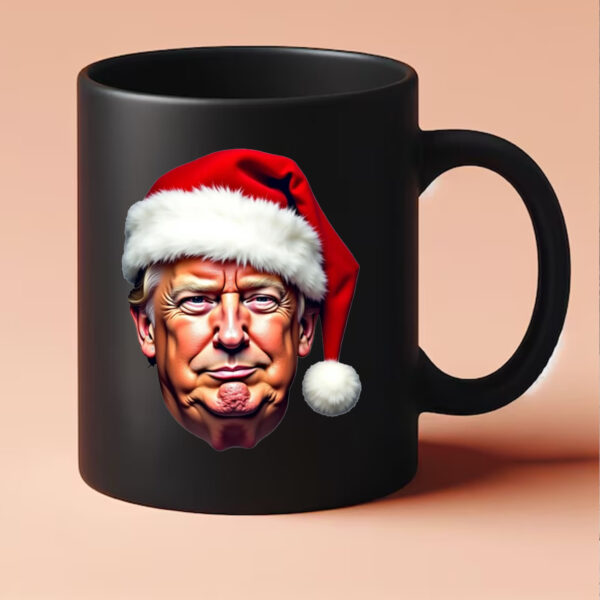 Donald Trump Santa Hat Christmas Mug 202433