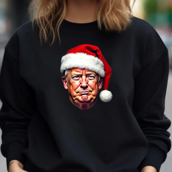 Donald Trump Santa Hat Christmas T-Shirt 20241