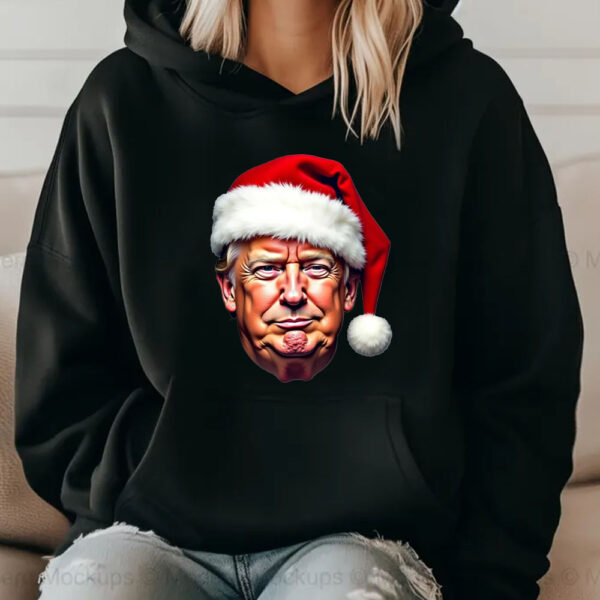 Donald Trump Santa Hat Christmas T-Shirt 20242