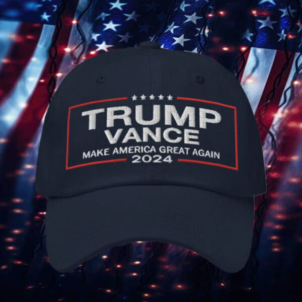 Embroidered Trump President – Vance VP Hat Make America Great Again