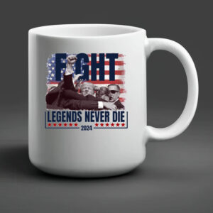 Fight Legends Never Die Trump Mug 20243