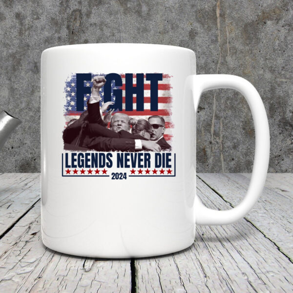 Fight Legends Never Die Trump Mug 20244