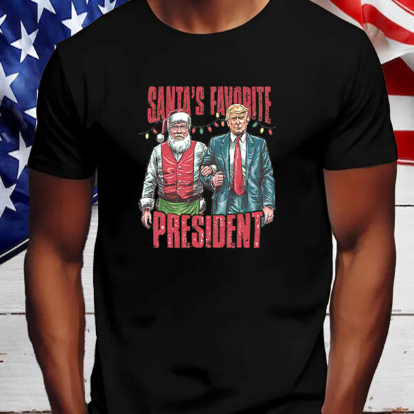 Funny Santa's Favorite President Trump Shirt, Hoodie, Sweatshirt, Long Sleeve and Tank Top2