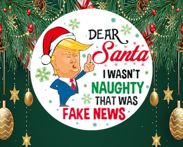 Funny Trump Christmas Ornament1