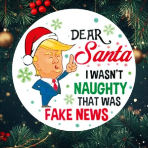 Funny Trump Christmas Ornament5