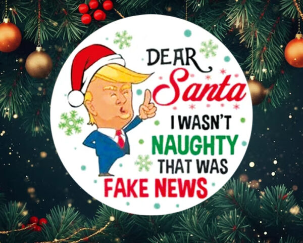 Funny Trump Christmas Ornament5