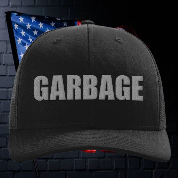 Garbage Dark MAGA Trucker Hat1