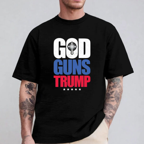 God Guns & Donald Trump Cooling Performance Crew T-Shirt 2024