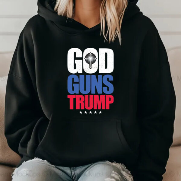 God Guns & Donald Trump Cooling Performance Crew T-Shirt 20242