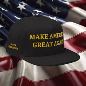 Gold Dark MAGA Hat Trump Gold MAGA Hat