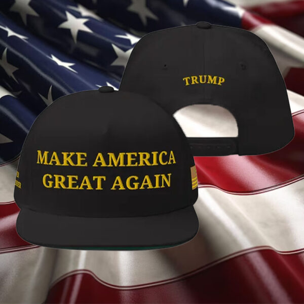 Gold Dark MAGA Hat Trump Gold MAGA Hat7