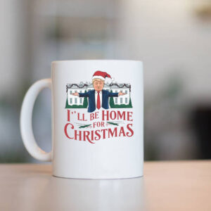 I'll Be Home for Christmas Mug , Trump On The Truck Christmas1