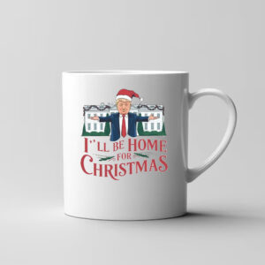 I'll Be Home for Christmas Mug , Trump On The Truck Christmas3