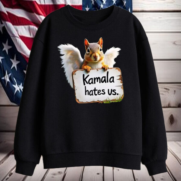 Justice for Peanut ,Kamala Hates Us Shirt, Hoodie, Sweatshirt, Long Sleeve and Tank Top2