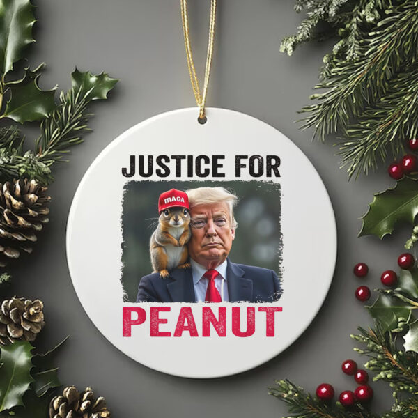 Justice for Peanut Ornament , Trump Peanut