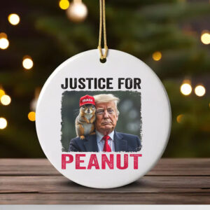 Justice for Peanut Ornament , Trump Peanut1