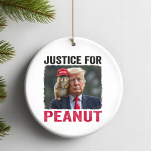 Justice for Peanut Ornament , Trump Peanut2