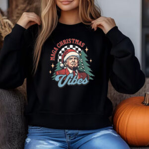 MAGA Christmas Vibes, Trump Christmas Sweatshirt , T-shirt , Hoodie , Long Sleeve T-Shirt3