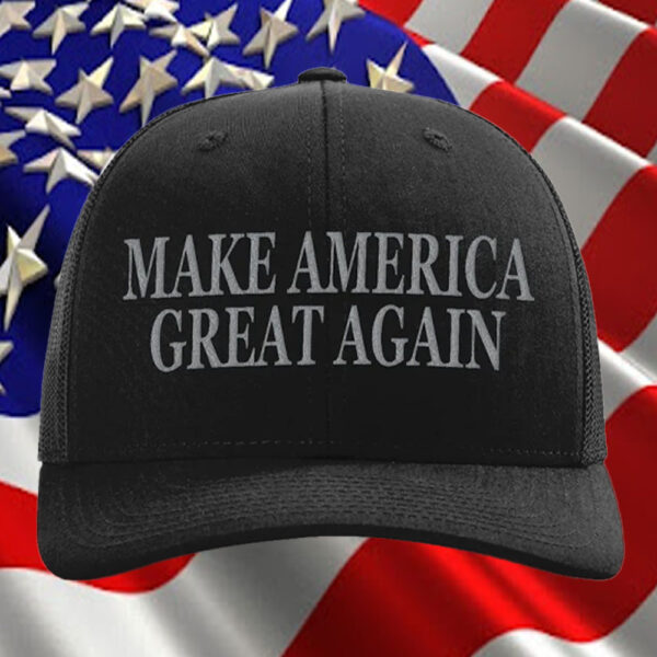 Make America Great Again Dark Hat MAGA Blackout Edition