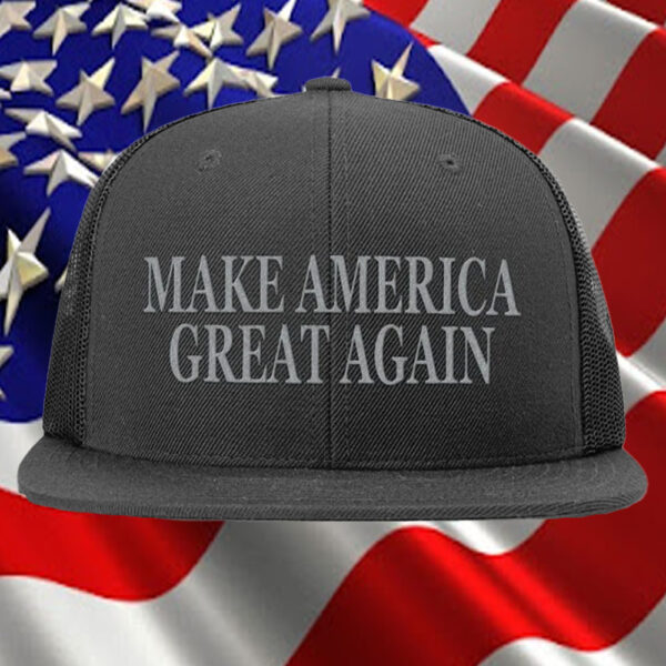 Make America Great Again Dark Hat MAGA Blackout Edition1