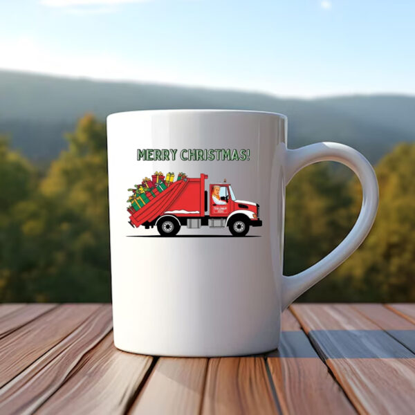 Merry Christmas Trump Trash Santa's Sleigh Funny Mug