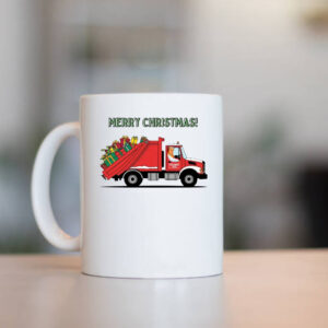 Merry Christmas Trump Trash Santa's Sleigh Funny Mug1