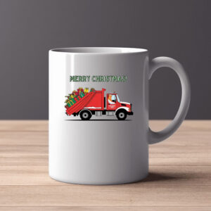 Merry Christmas Trump Trash Santa's Sleigh Funny Mug2