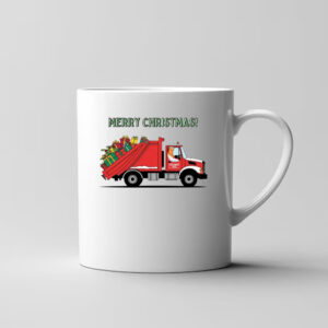 Merry Christmas Trump Trash Santa's Sleigh Funny Mug3