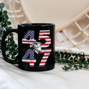 Patriotic Silhouette 45 47 Trump Mug1