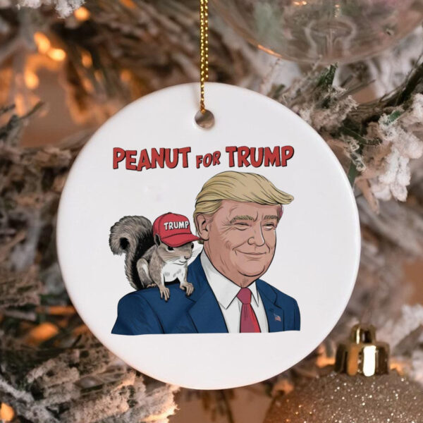 Peanut the Squirrel for Trump Ornament , Funny Squirrel Peanut for Trump3