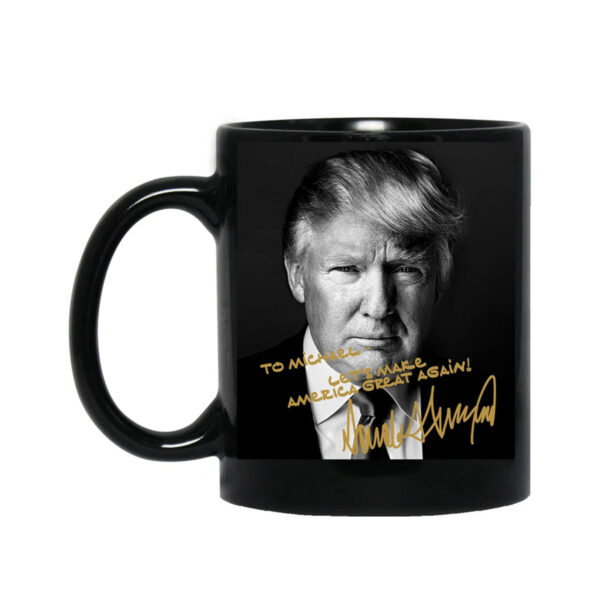 Personalized President Donald Trump Autographed Mug