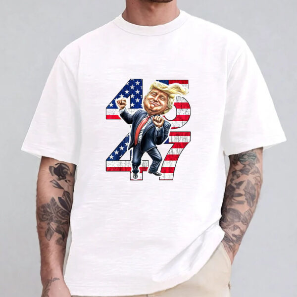 President 45 & 47 Trump T-Shirt 20241