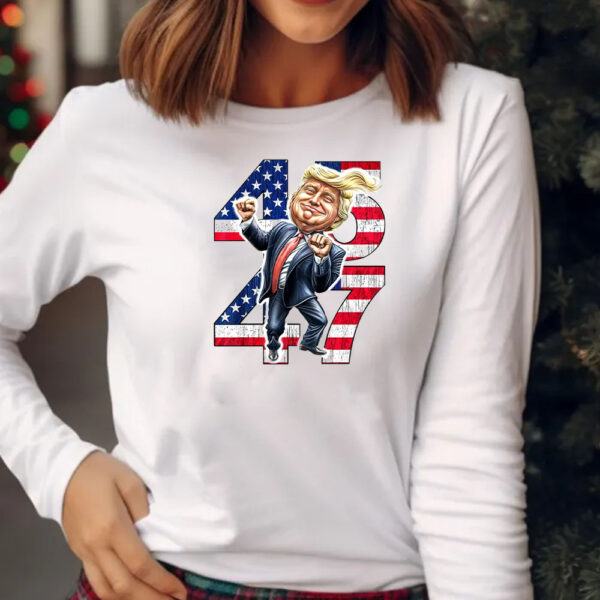 President 45 & 47 Trump T-Shirt 20242