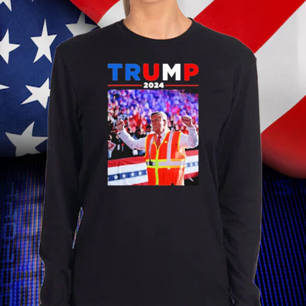 President Trump Garbage Truck Worker Vest Maga 2025 Shirt, Hoodie, Sweatshirt, Long Sleeve and Tank Top