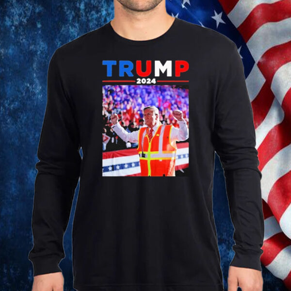 President Trump Garbage Truck Worker Vest Maga 2025 Shirt, Hoodie, Sweatshirt, Long Sleeve and Tank Top1