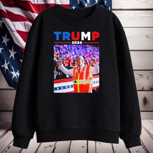 President Trump Garbage Truck Worker Vest Maga 2025 Shirt, Hoodie, Sweatshirt, Long Sleeve and Tank Top2