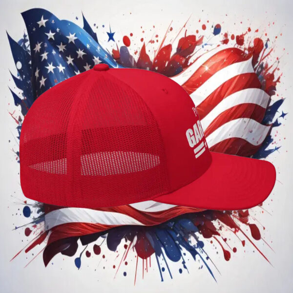 Proud Garbage Trucker Cap Pro Trump 2024 Embroidery Red Republican Hat