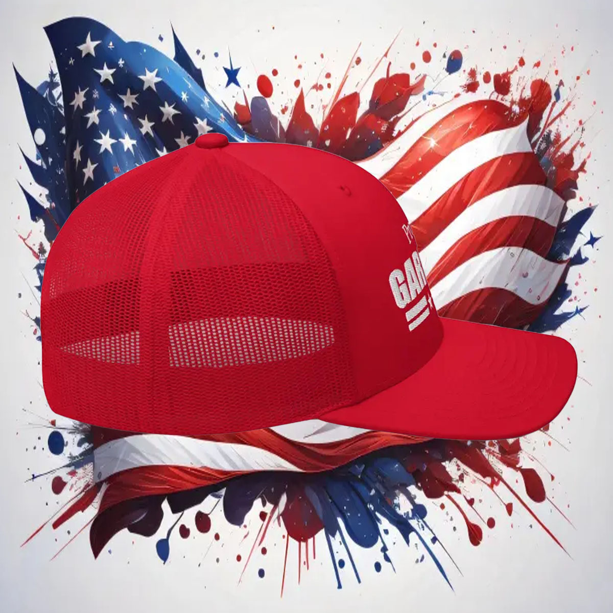 Proud Garbage Trucker Cap Pro Trump 2024 Embroidery Red Republican Hat 8 Proud Garbage Trucker Cap Pro Trump 2024 Embroidery Red Republican Hat