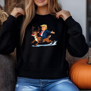 Rudolph the Red Nosed Reindeer Christmas Donald Trump Xmas Sweatshirt , T-shirt , Hoodie , Long Sleeve T-shirt3