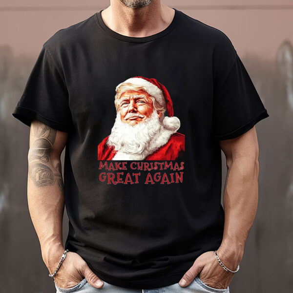 Santa Make America Great Again Sweatshirt , T-shirt , Hoodie , Long Sleeve T-Shirt , Trump Christmas ,Trump Santa1