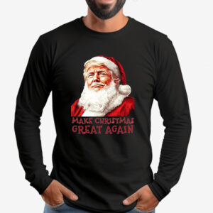 Santa Make America Great Again Sweatshirt , T-shirt , Hoodie , Long Sleeve T-Shirt , Trump Christmas ,Trump Santa2