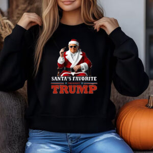 Santa's Favorite President Donald Trump 2024 Sweatshirt , T-shirt , Hoodie , Long Sleeve T-Shirt3