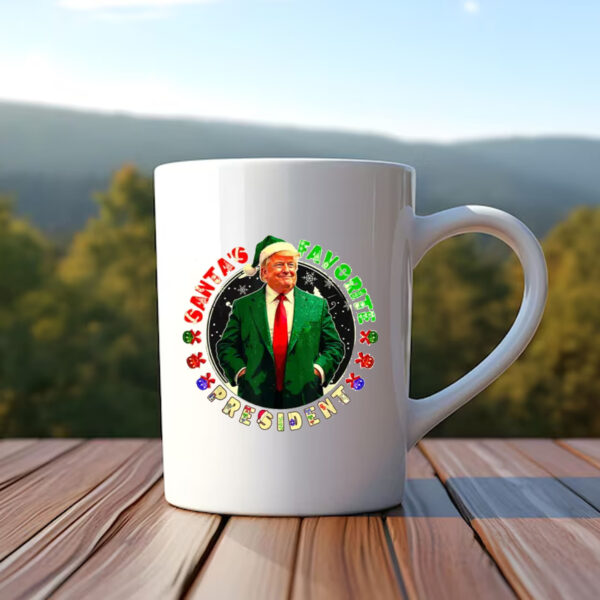 Santa's Favorite President Donald Trump Mug